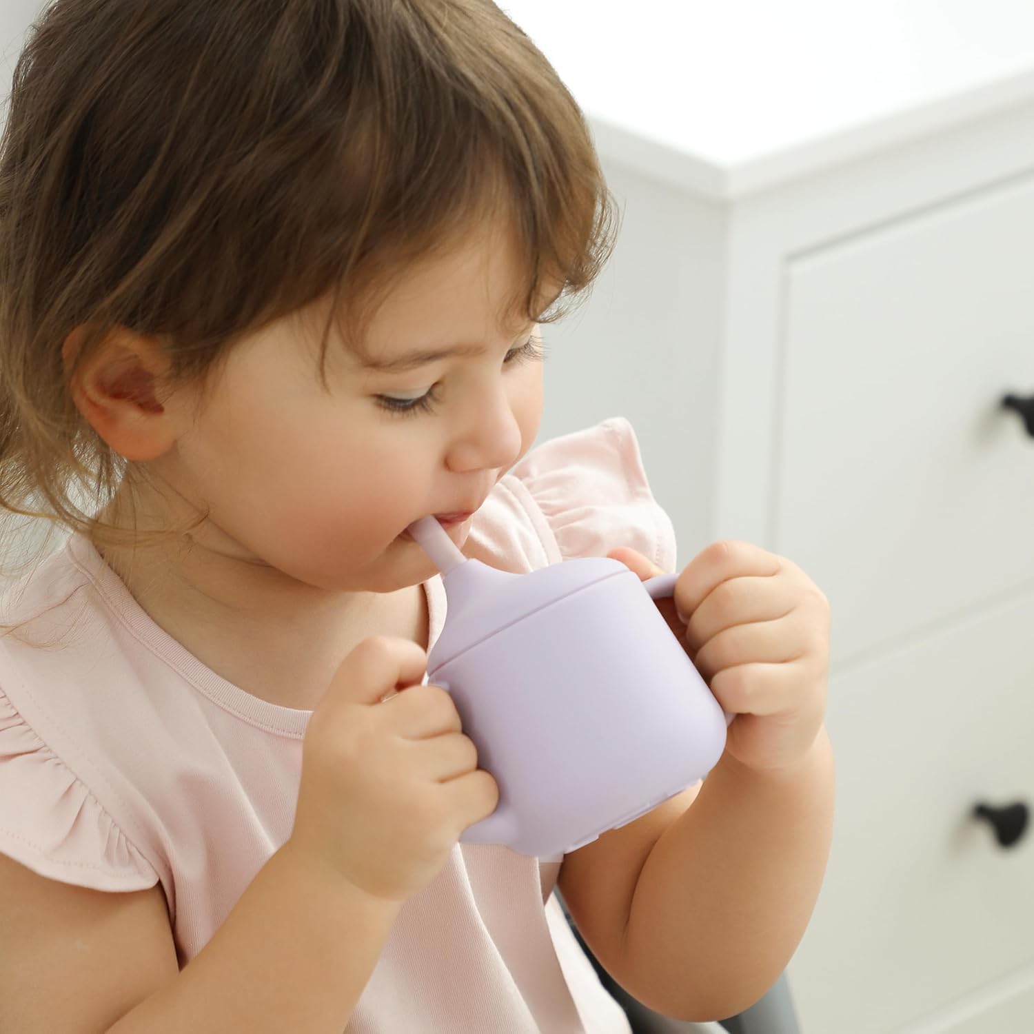 Sippy Cup with Weighted Straw