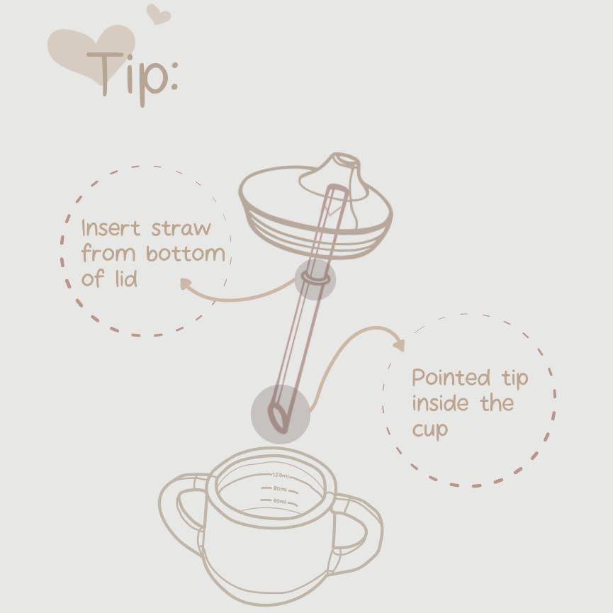 Sippy Cup with Weighted Straw