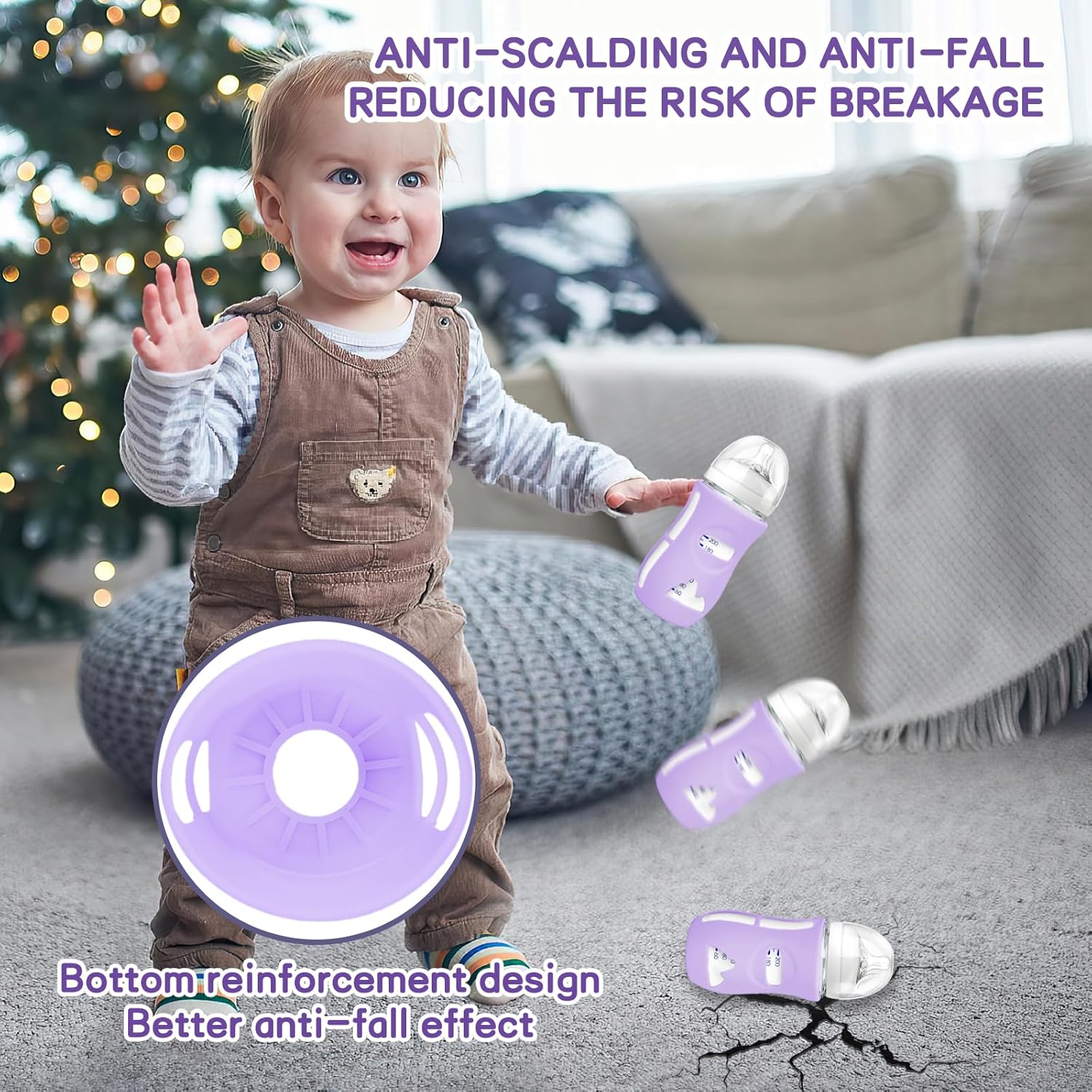 BPA-Free Silicone Baby Bottles