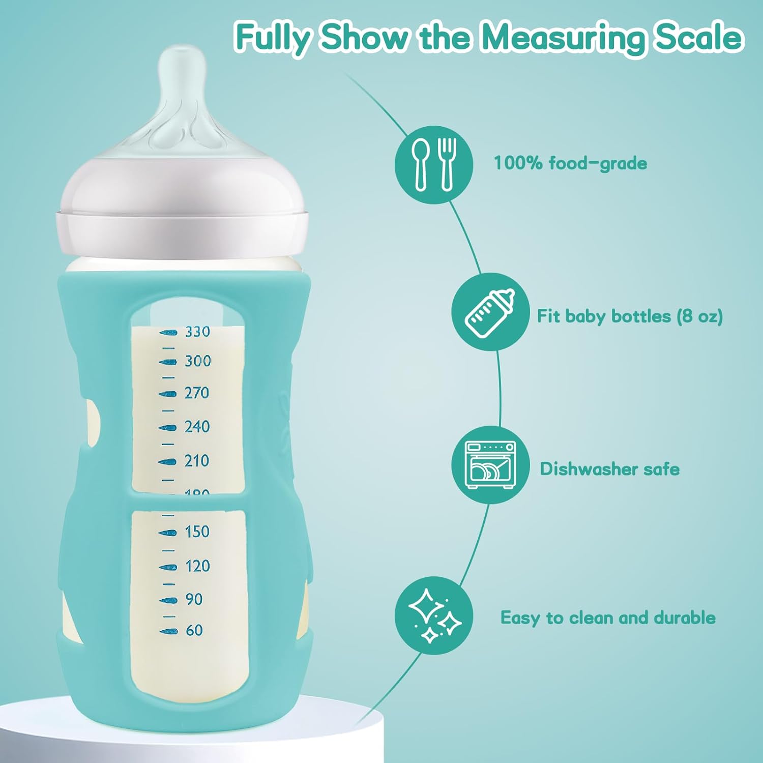 BPA-Free Silicone Baby Bottles