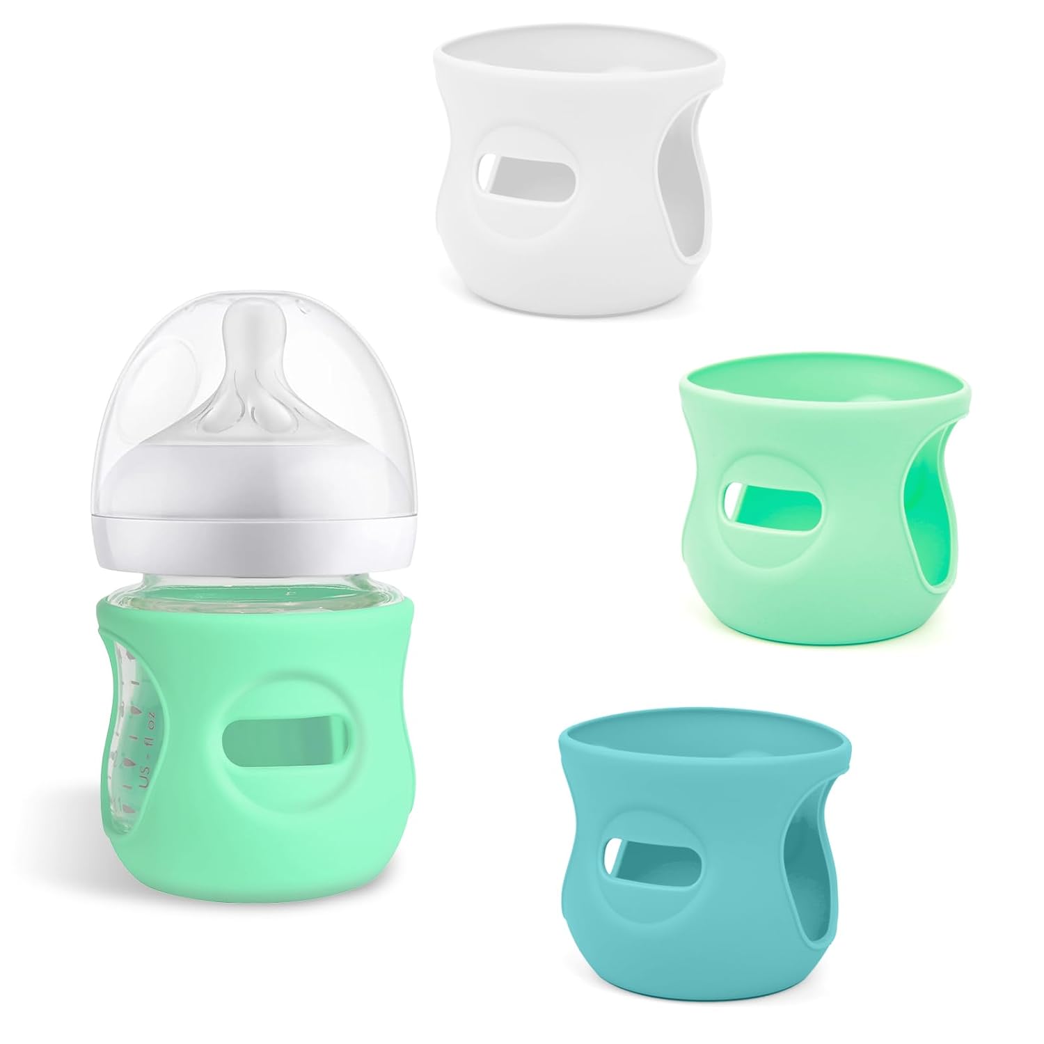 BPA-Free Silicone Baby Bottles