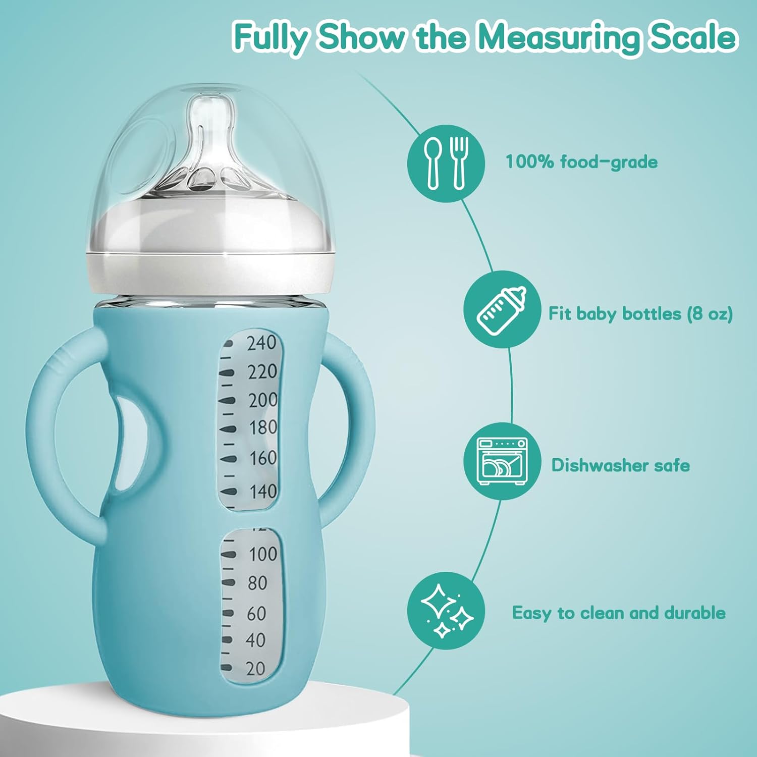 BPA-Free Silicone Baby Bottles