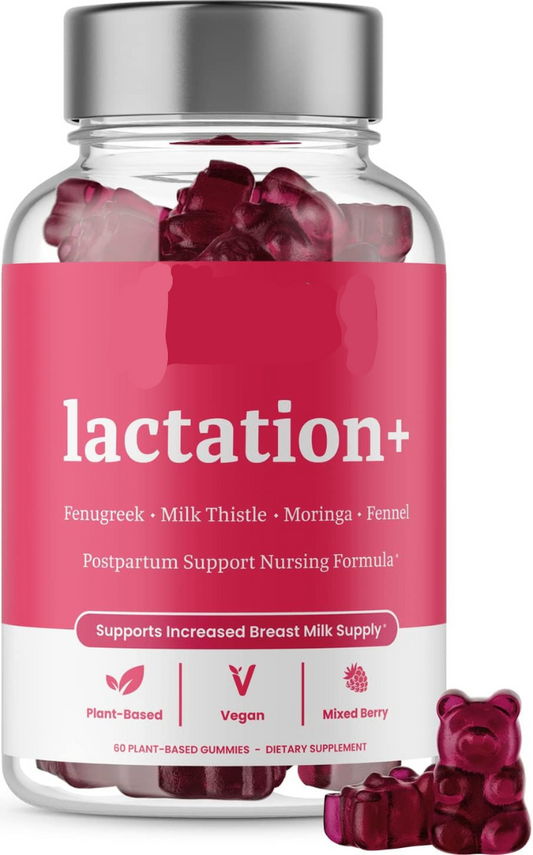 Lactation Supplement Gummies for Breast Milk Production