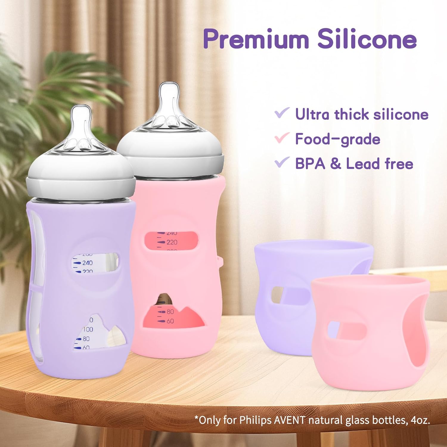 BPA-Free Silicone Baby Bottles