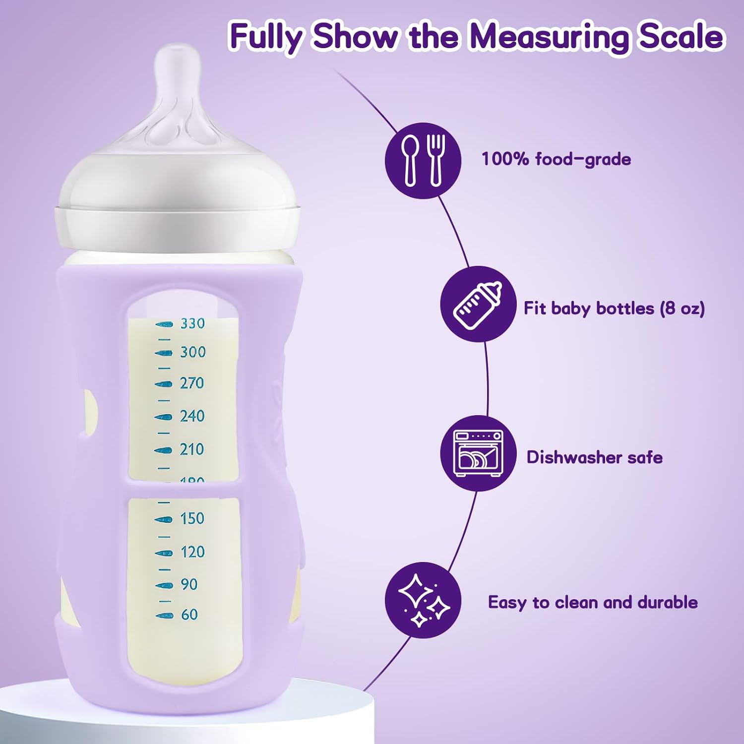 BPA-Free Silicone Baby Bottles