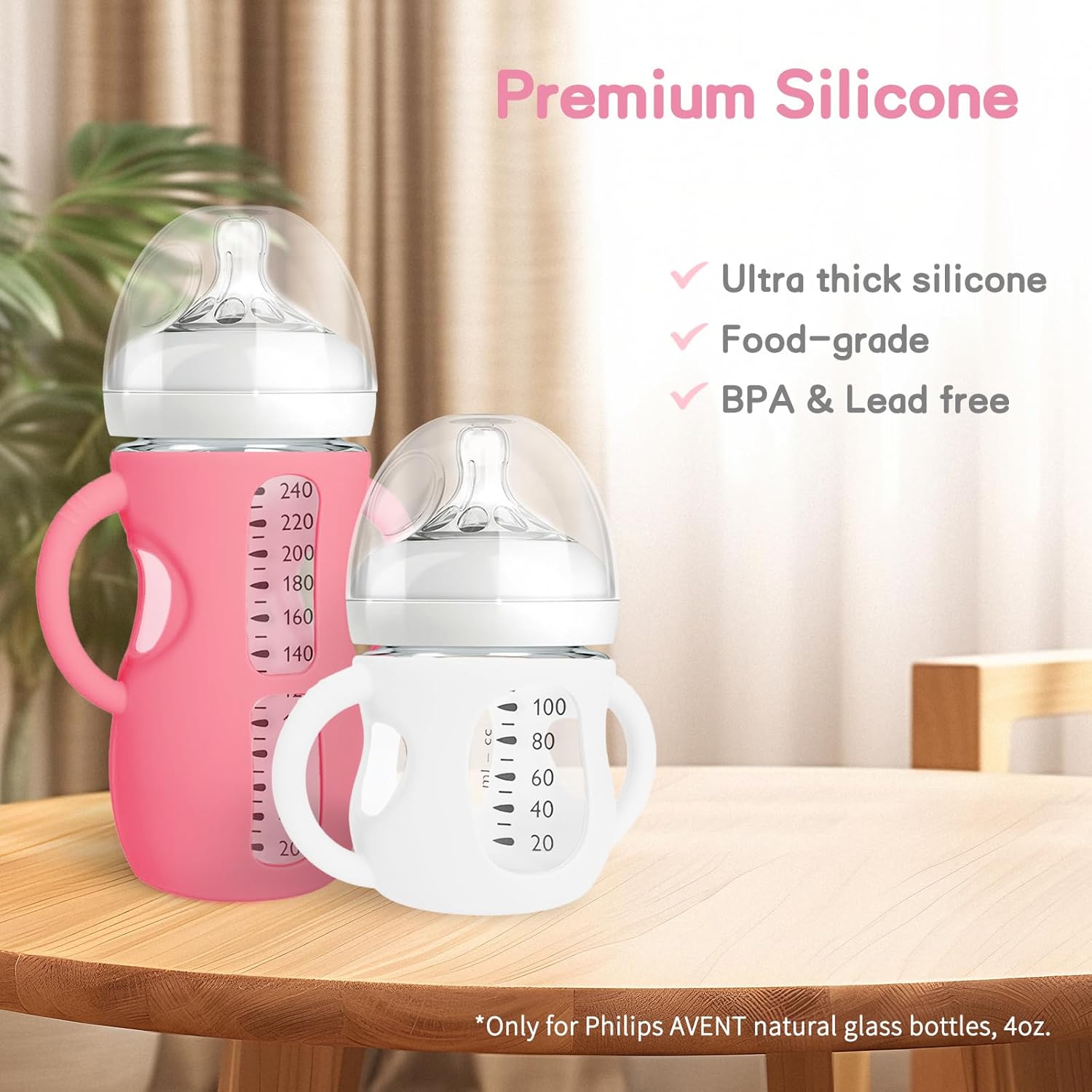 BPA-Free Silicone Baby Bottles