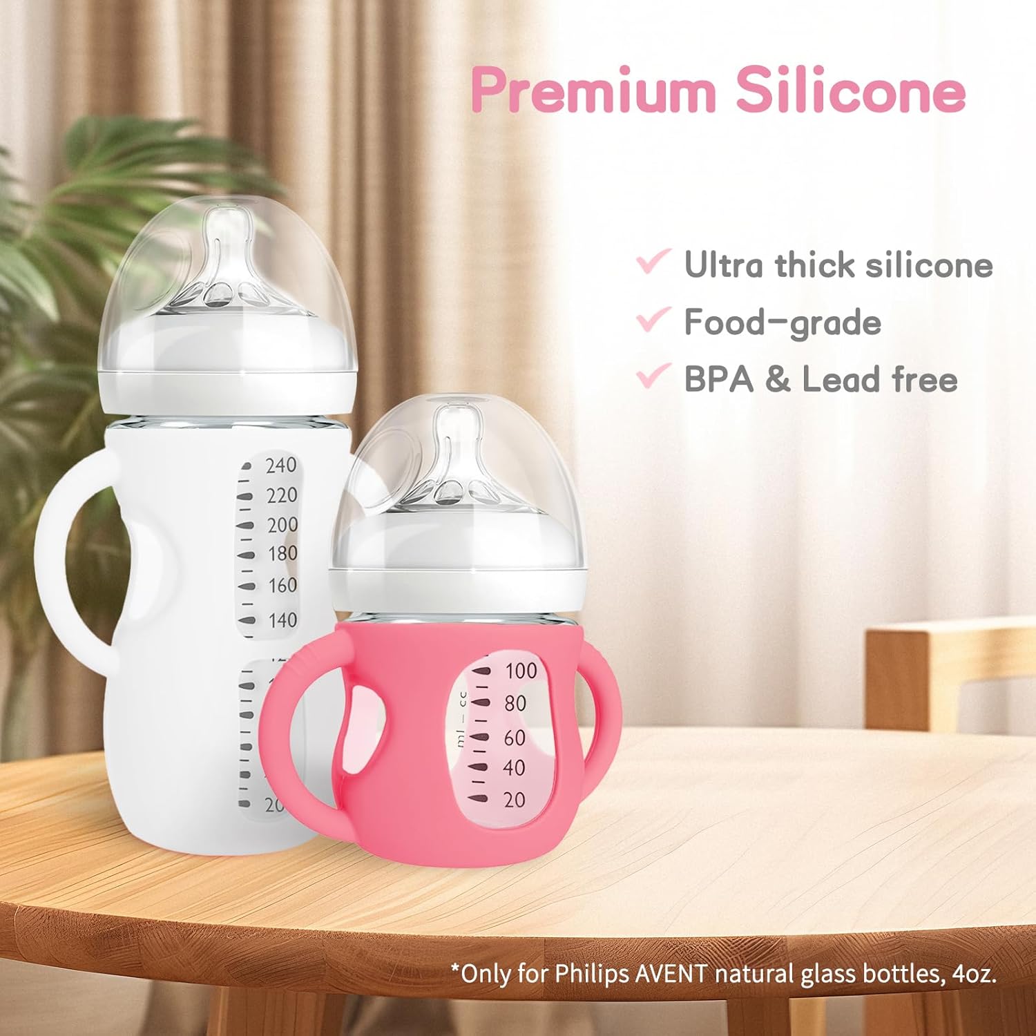BPA-Free Silicone Baby Bottles