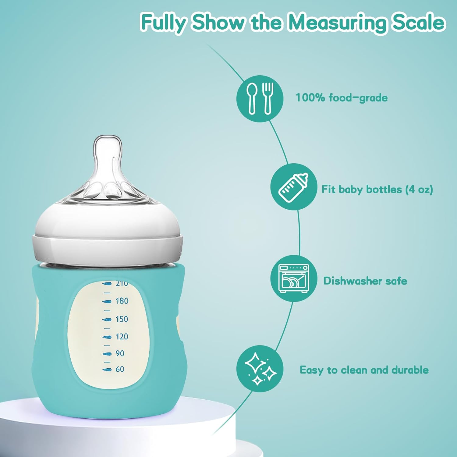 BPA-Free Silicone Baby Bottles
