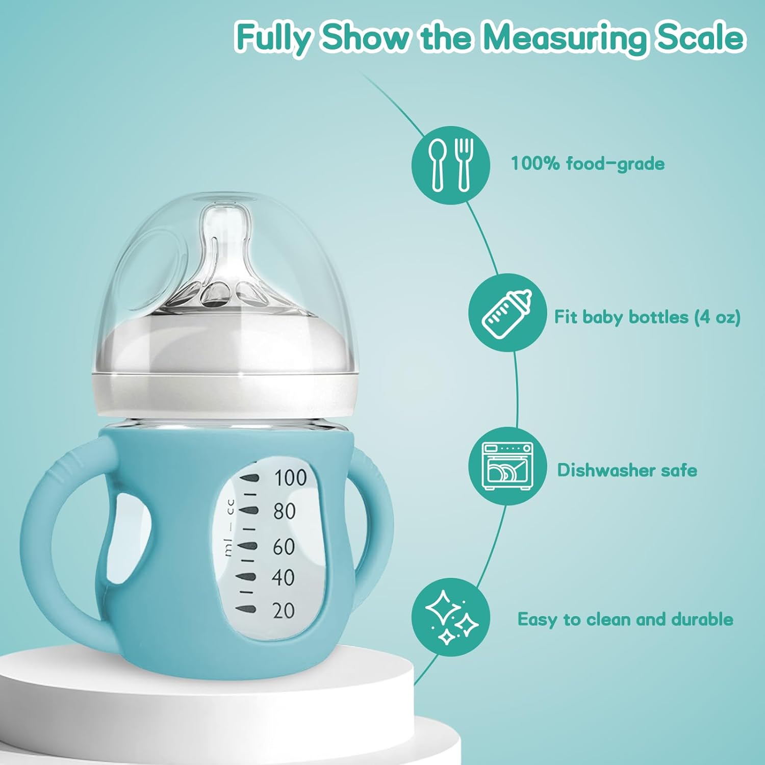 BPA-Free Silicone Baby Bottles