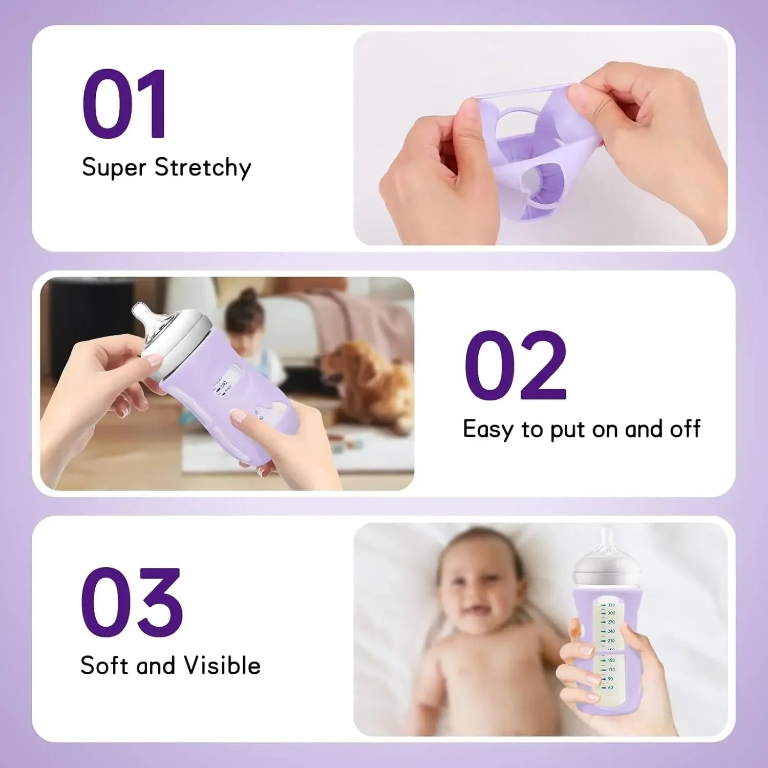 BPA-Free Silicone Baby Bottles - Olivia by Lolafo