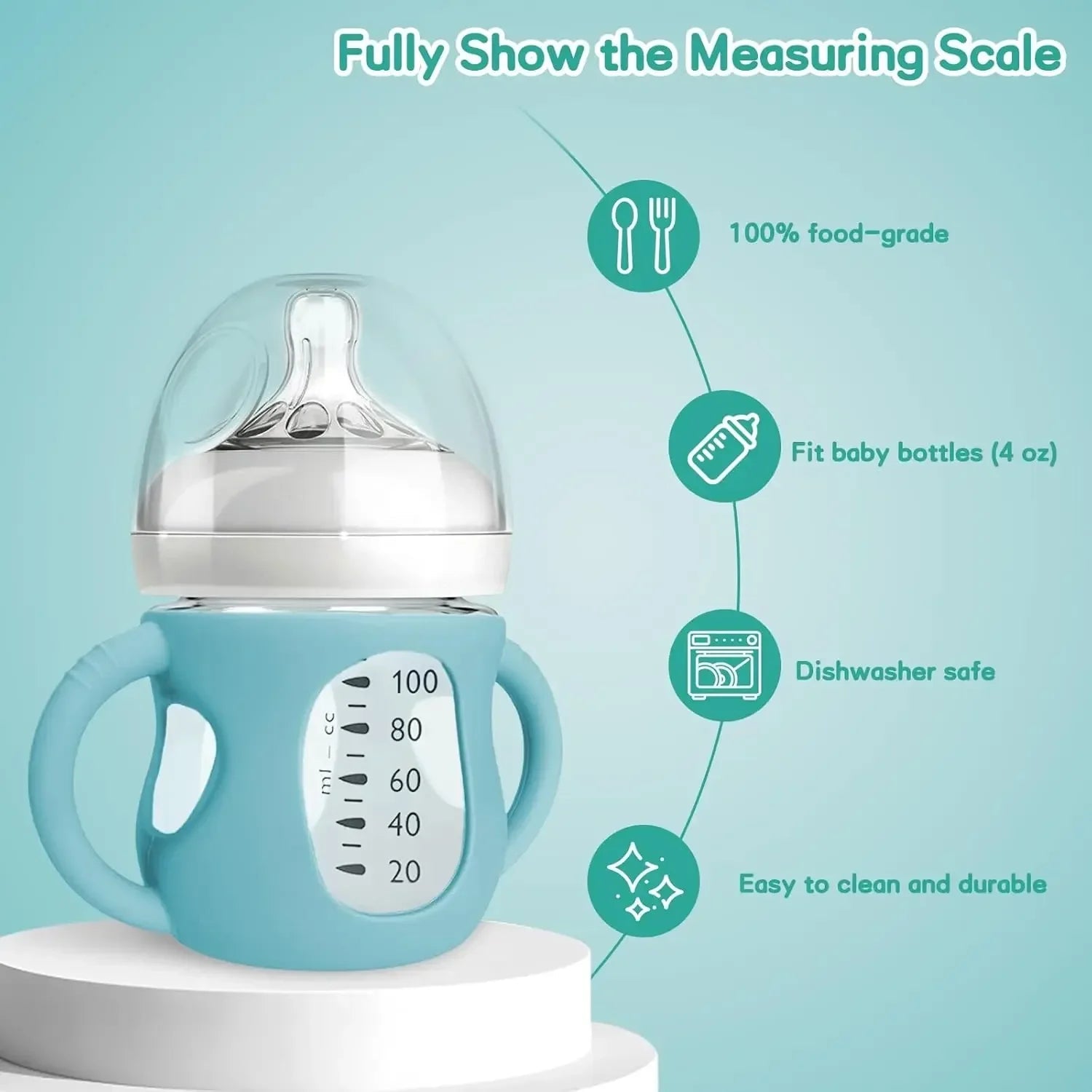 BPA-Free Silicone Baby Bottles - Olivia by Lolafo