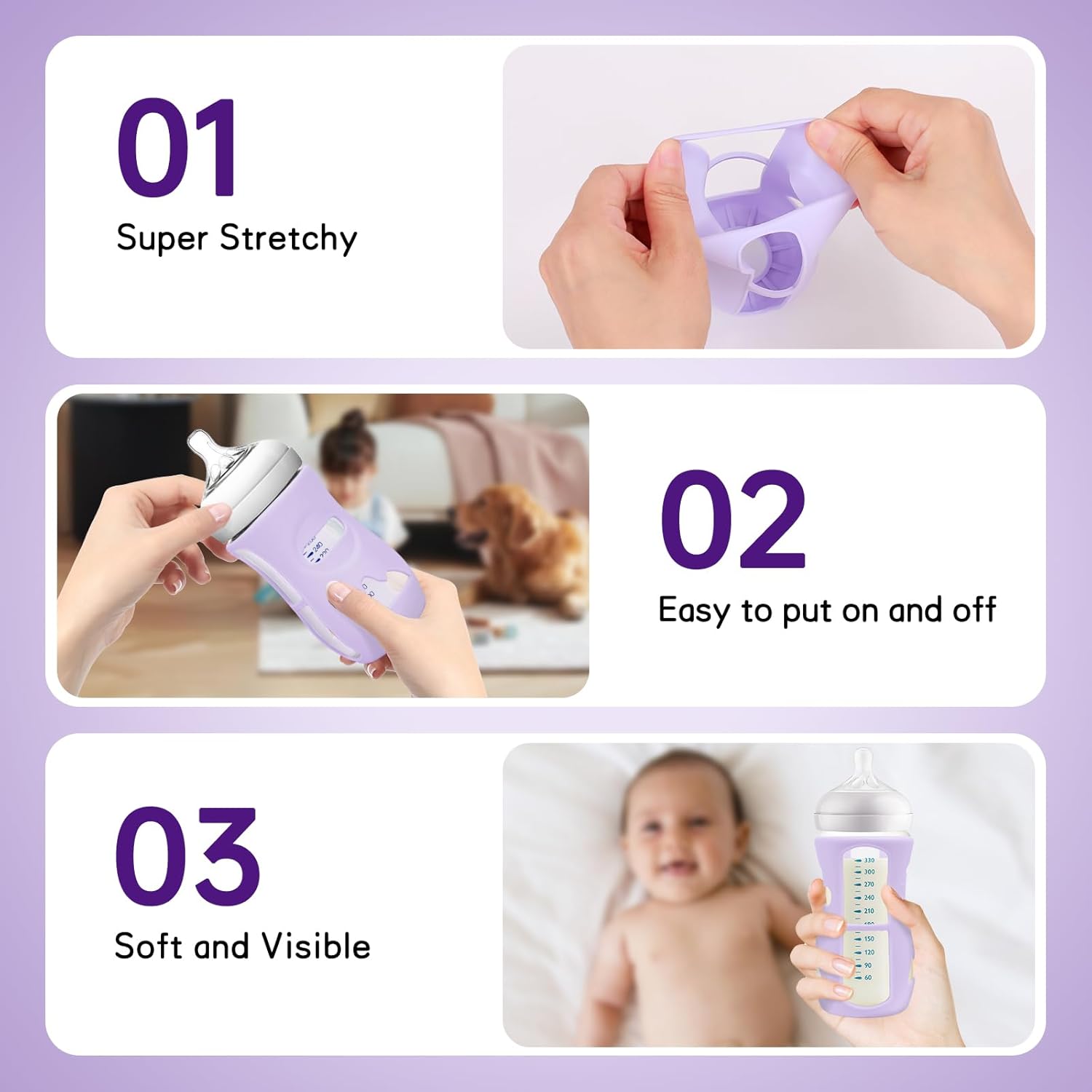 BPA-Free Silicone Baby Bottles