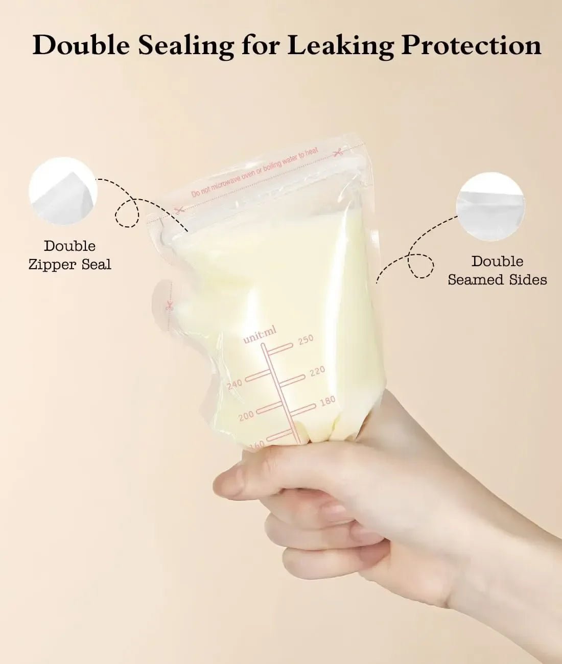 Olivia Breast Milk Storage Bags 50 pcs - Olivia by Lolafo