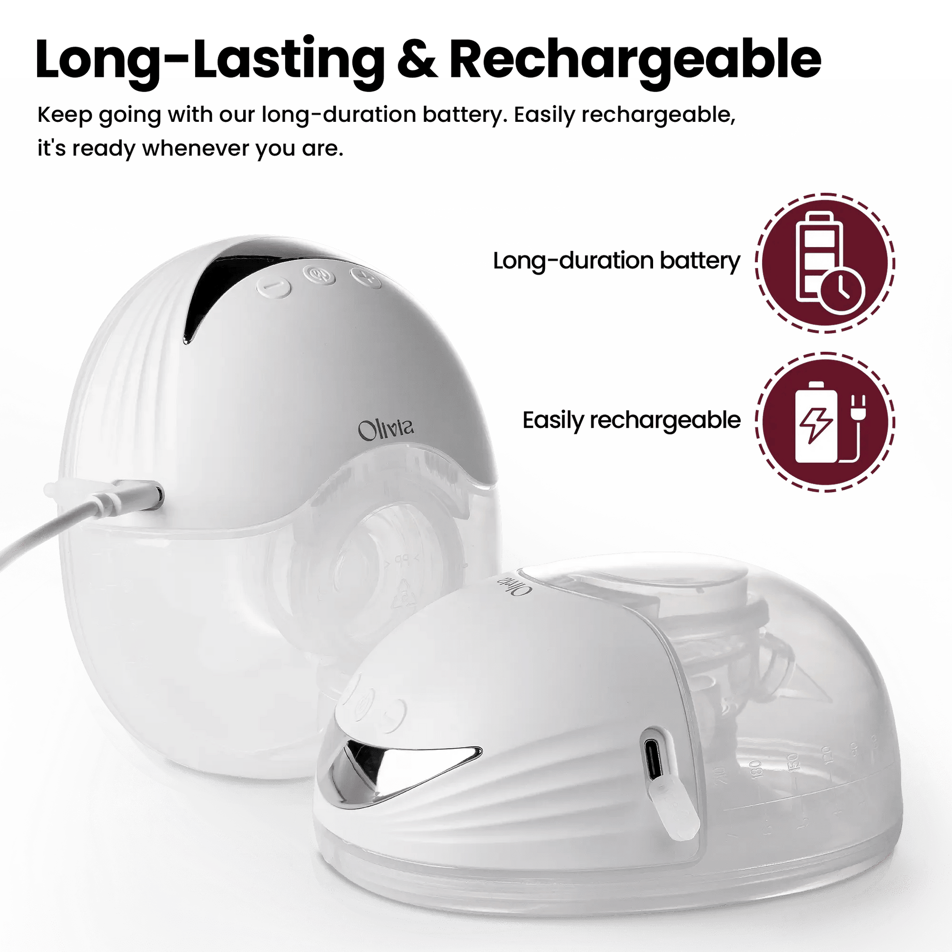 Olivia by Lolafo Wearable Breast Pump - Olivia by Lolafo
