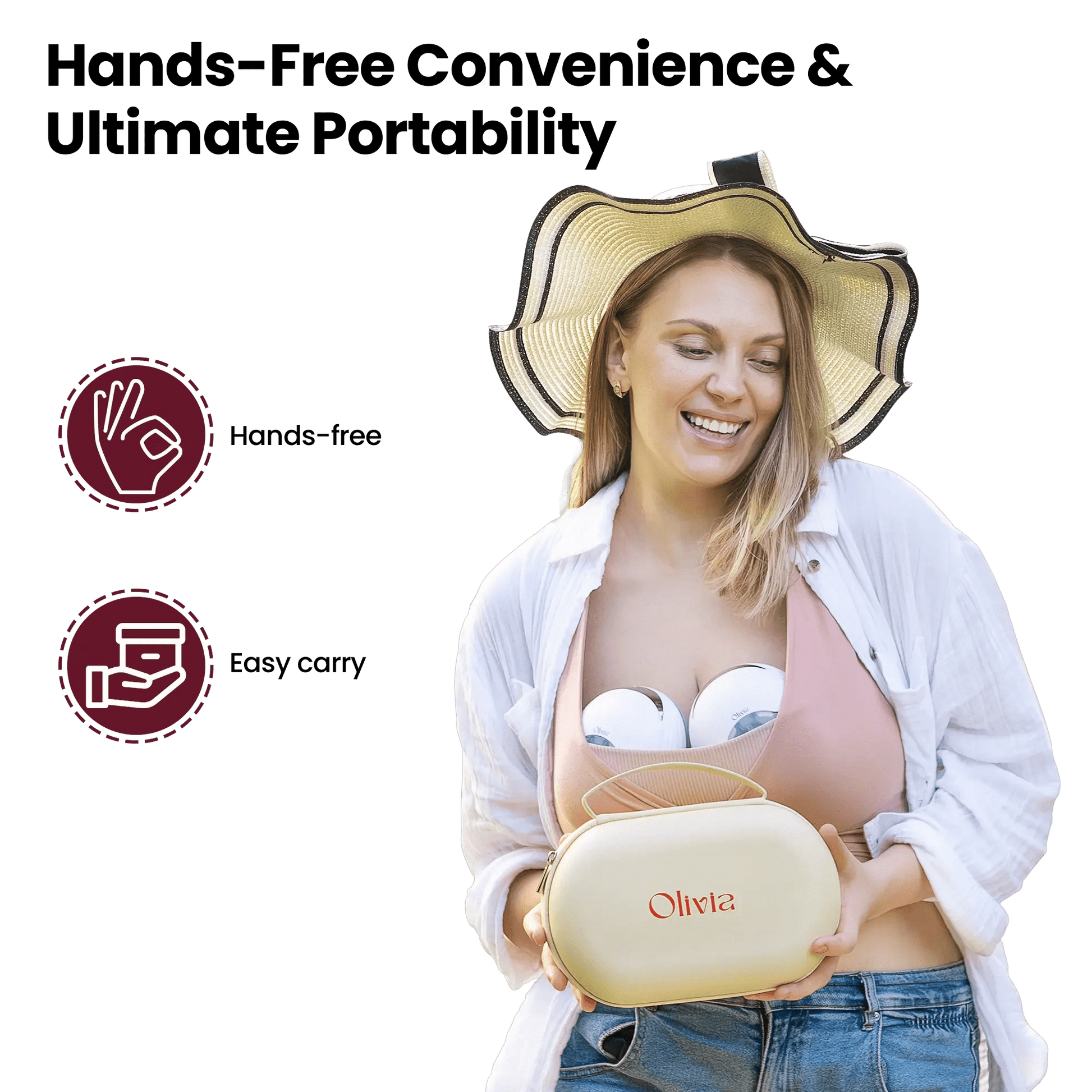 Olivia by Lolafo Wearable Breast Pump - Olivia by Lolafo