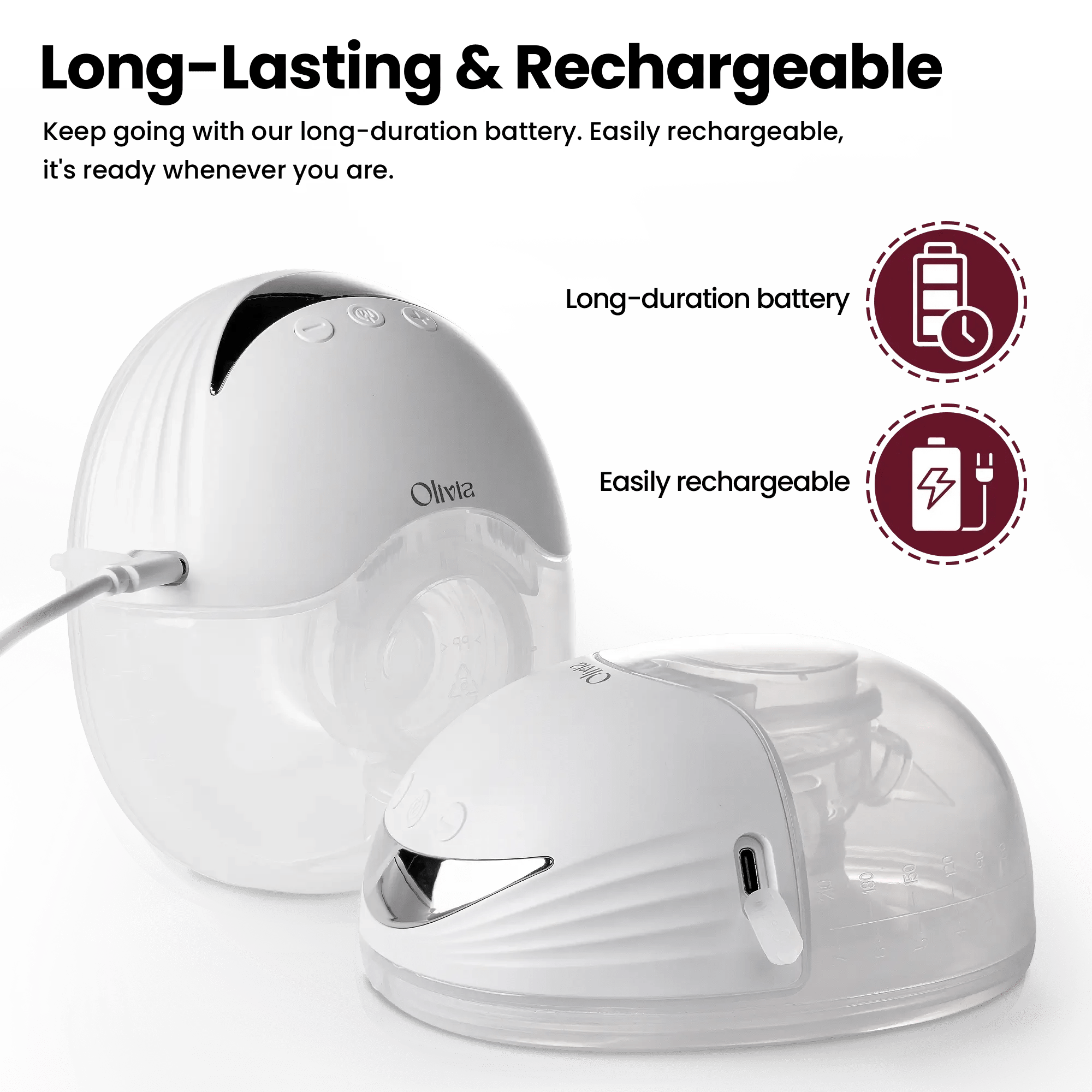 Olivia by Lolafo Wearable Breast Pump - Olivia by Lolafo