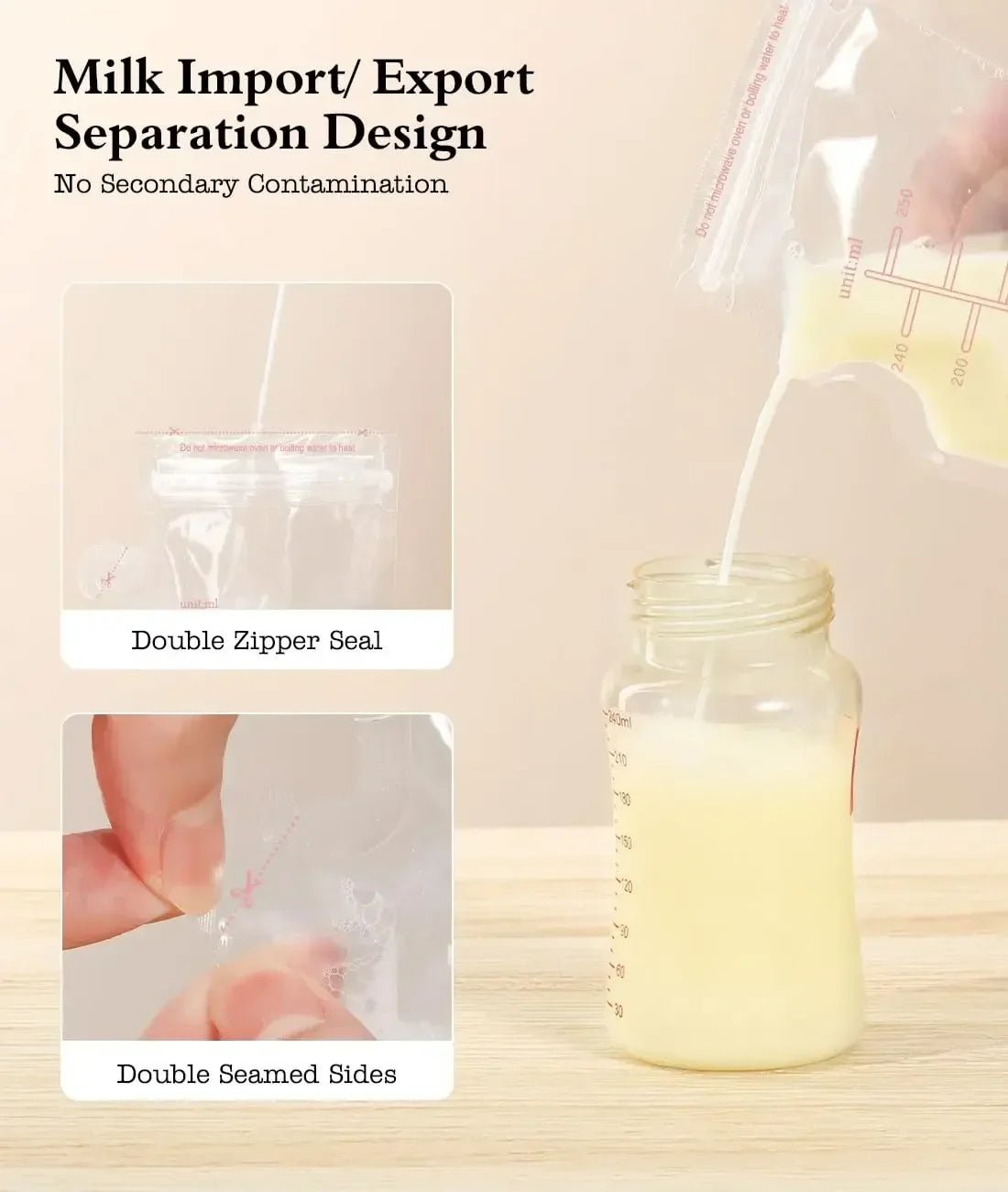 Olivia Breast Milk Storage Bags 50 pcs - Olivia by Lolafo