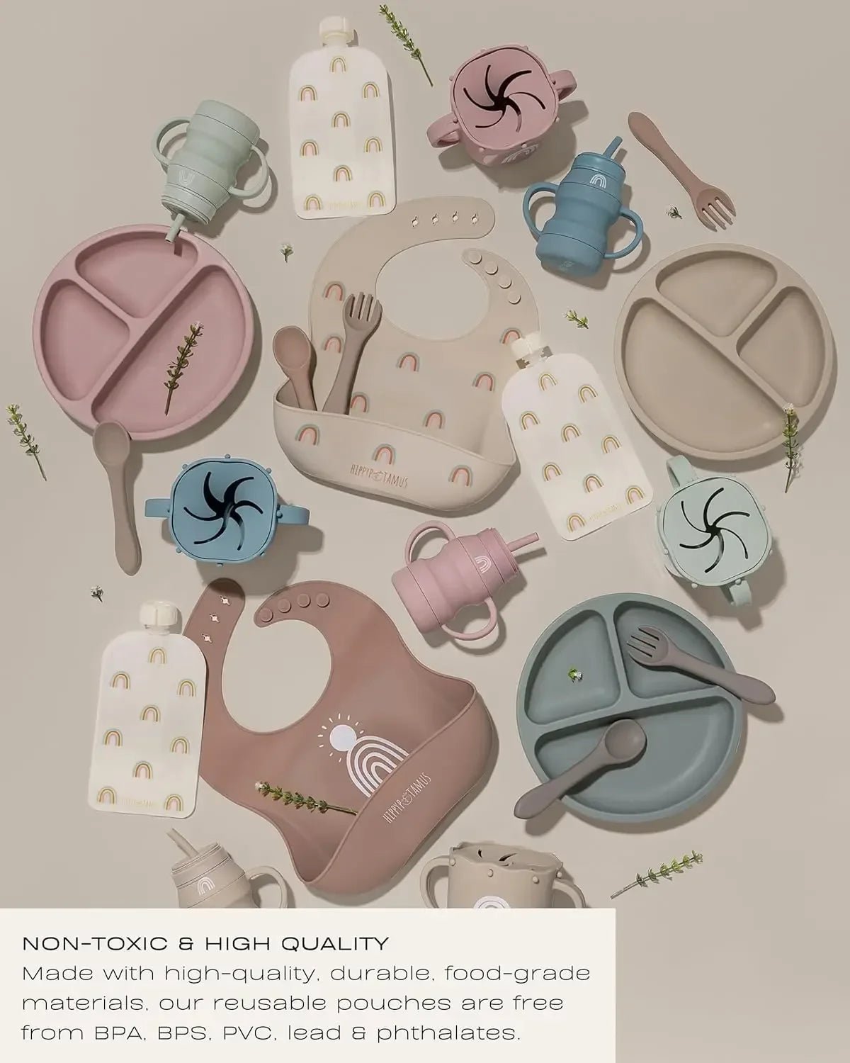 Reusable Baby Food Pouches - Olivia by Lolafo