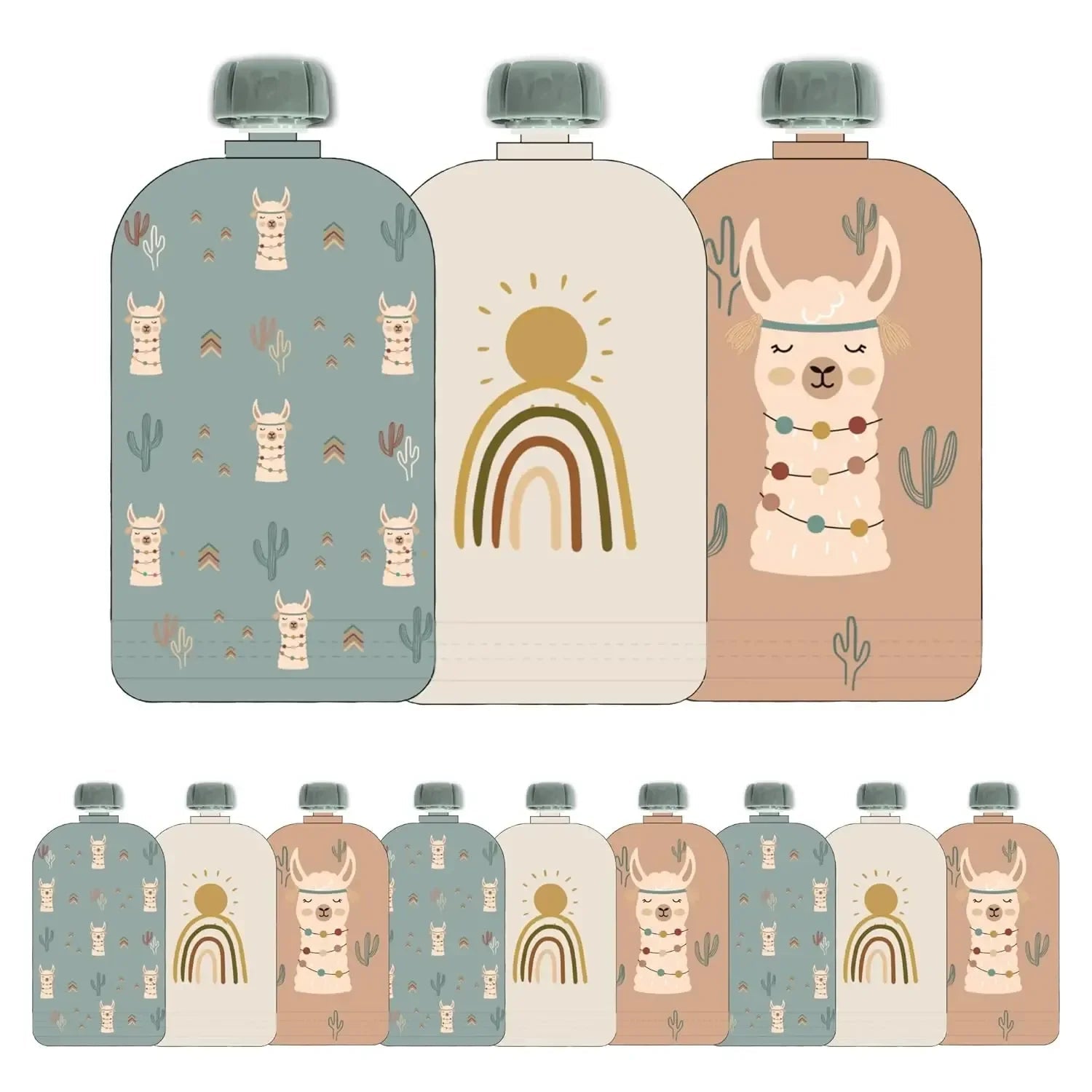 Reusable Baby Food Pouches - Olivia by Lolafo