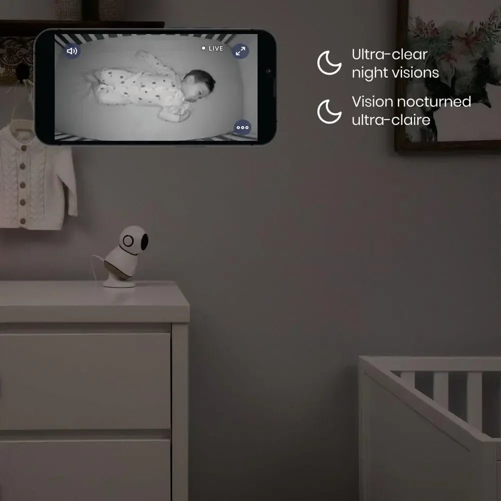 Smart Baby Monitor with Cry Detection - Olivia by Lolafo
