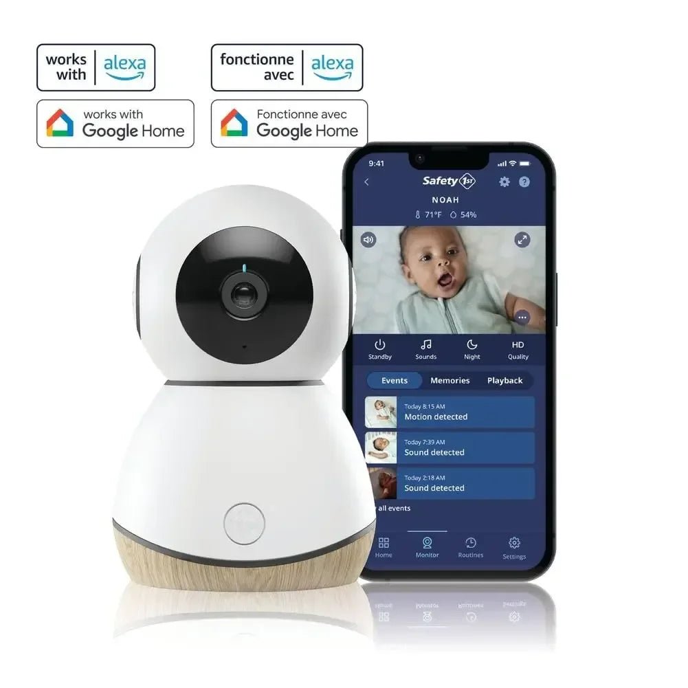Smart Baby Monitor with Cry Detection - Olivia by Lolafo