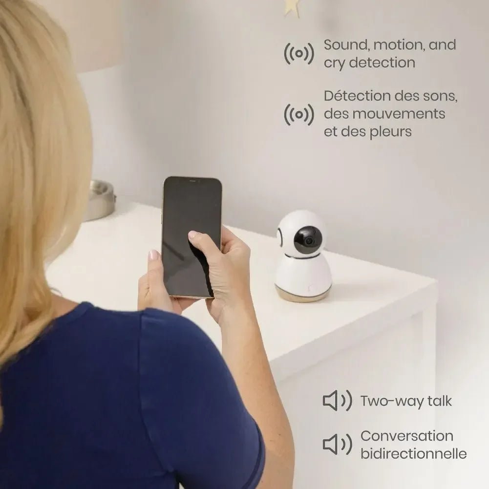 Smart Baby Monitor with Cry Detection - Olivia by Lolafo